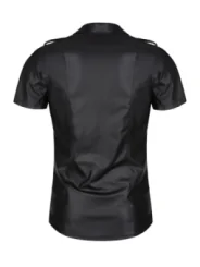 Herren Hemd Rmluca001 Schwarz von Regnes Fetish Planet