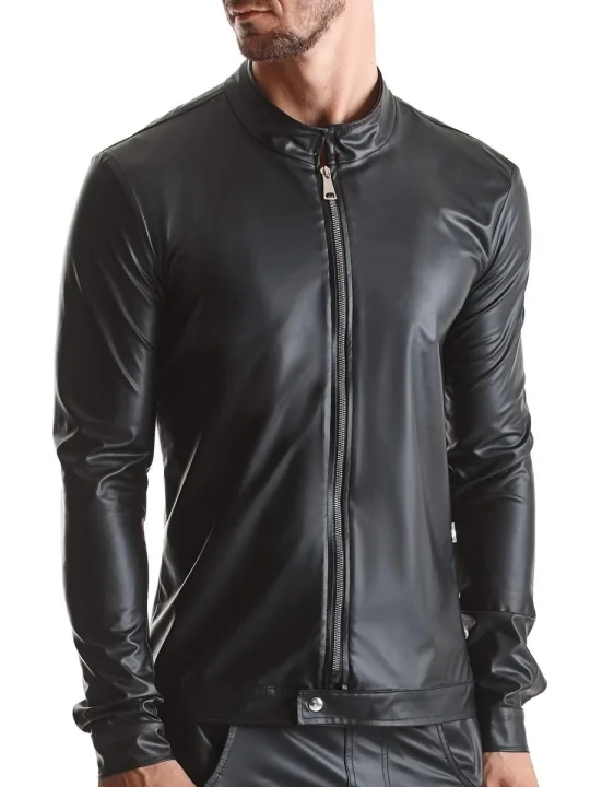 Herren Jacke Rmgiorgio001 Schwarz von Regnes Fetish Planet