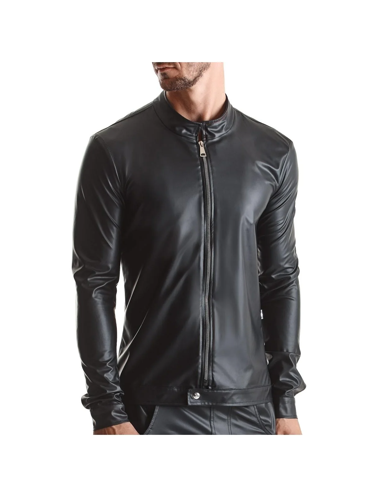 Herren Jacke Rmgiorgio001 Schwarz von Regnes Fetish Planet