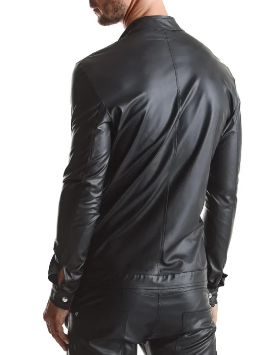 Herren Jacke Rmgiorgio001 Schwarz von Regnes Fetish Planet