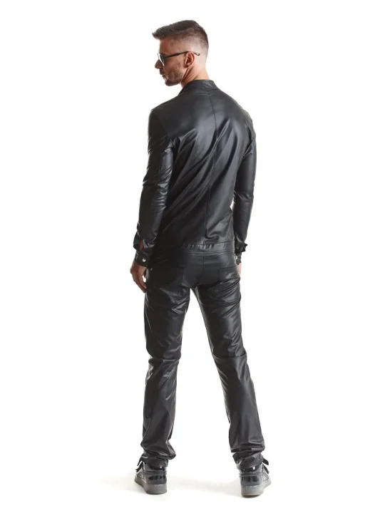 Herren Jacke Rmgiorgio001 Schwarz von Regnes Fetish Planet