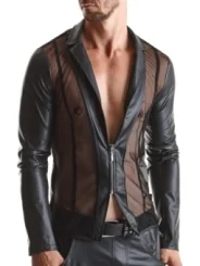 Herren Jacke Rmdaniele001 Schwarz von Regnes Fetish Planet