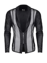 Herren Jacke Rmdaniele001 Schwarz von Regnes Fetish Planet