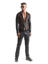 Herren Jacke Rmdaniele001 Schwarz von Regnes Fetish Planet