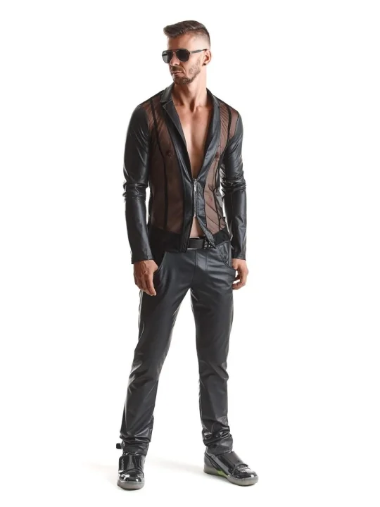 Herren Jacke Rmdaniele001 Schwarz von Regnes Fetish Planet