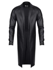 Herren Mantel Rmsergio001 Schwarz von Regnes Fetish Planet