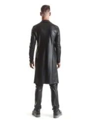 Herren Mantel Rmsergio001 Schwarz von Regnes Fetish Planet