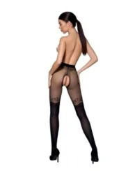 Ouvert Strumpfhose Ti Open 012 Schwarz von Passion Erotic Line