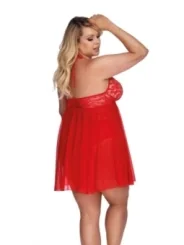 Rotes Babydoll Aa052973 von Anais Apparel Plus Size