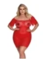 Rotes Chemise Aa052940 von Anais Apparel Plus Size