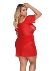 Rotes Chemise Aa052940 von Anais Apparel Plus Size