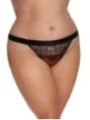 Dunkelroter Knickers mit Spitze Aa052934 von Anais Apparel Plus Size