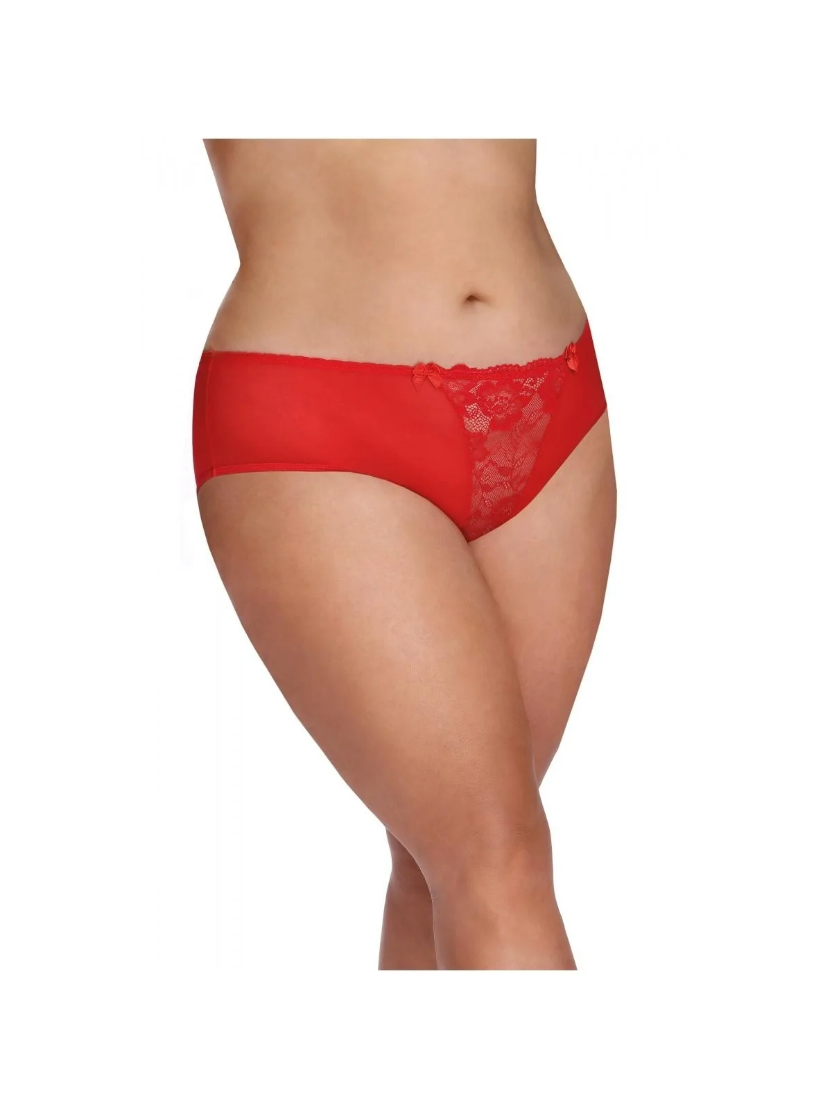 Roter Knickers mit Spitze Aa052955 von Anais Apparel Plus Size