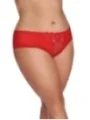 Roter Knickers mit Spitze Aa052955 von Anais Apparel Plus Size