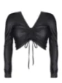 Schwarzes Damen-Top Bradriana001 von Demoniq Black Rose 2.0 Collection