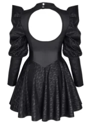 Schwarzes Minikleid Brchiara001 von Demoniq Black Rose 2.0 Collection