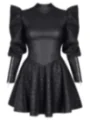 Schwarzes Minikleid Brchiara001 von Demoniq Black Rose 2.0 Collection