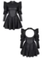 Schwarzes Minikleid Brchiara001 von Demoniq Black Rose 2.0 Collection