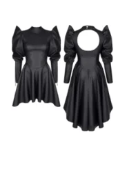 Schwarzes Minikleid Brcata001 von Demoniq Black Rose 2.0 Collection