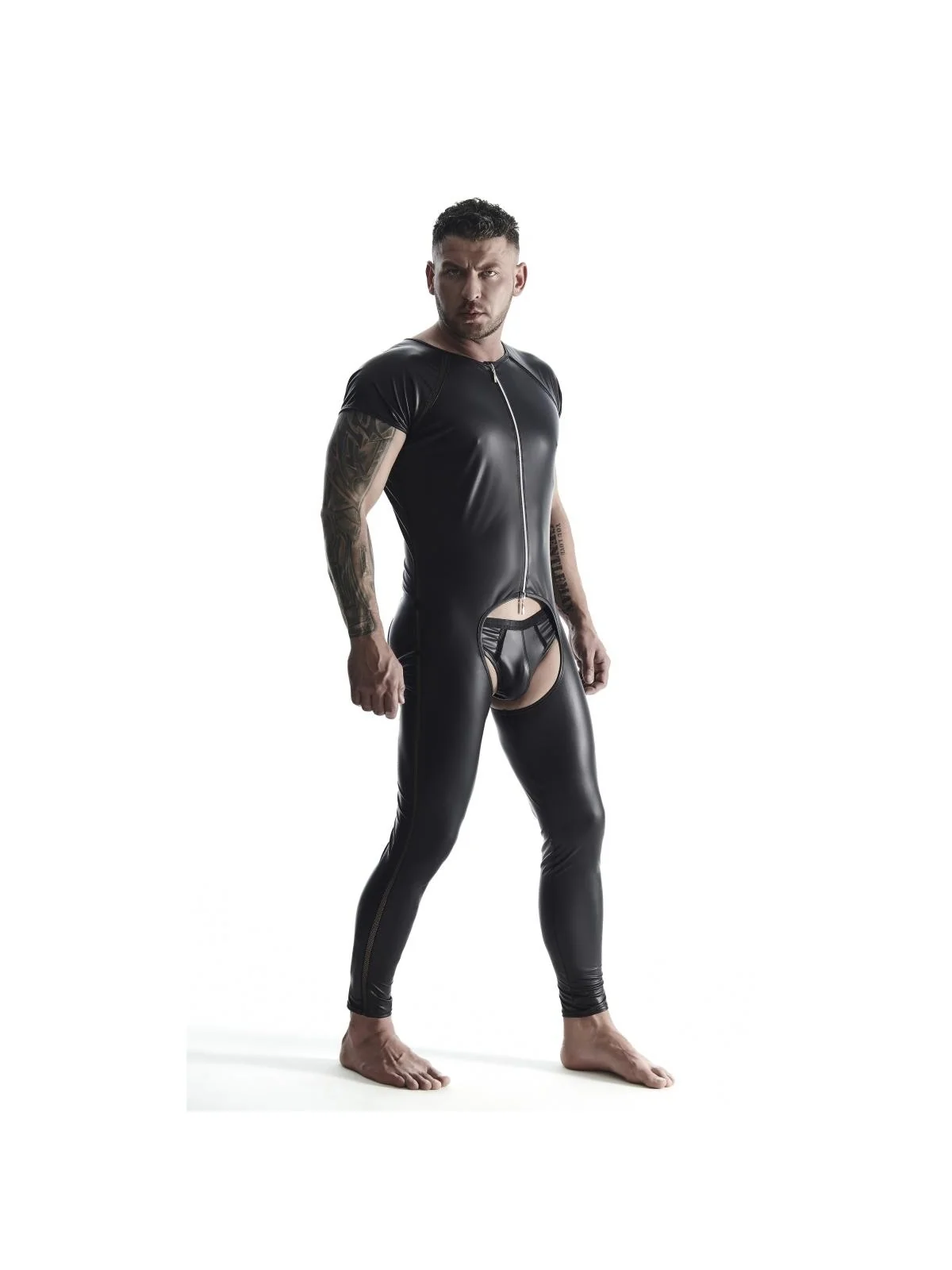 Herren Overall Ove001 Schwarz von Regnes Fetish Planet