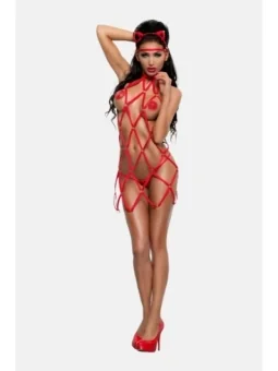 Rotes Chemise Ms-D0117 von Meseduce Bond Me Collection