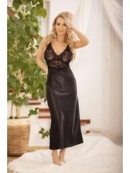 Schwarzes Langes Kleid Ka922493 von Kalimo