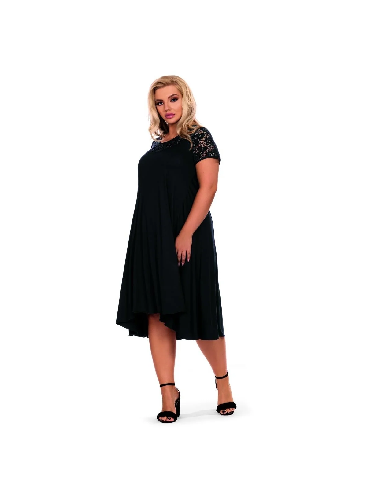 Schwarzes Nachtkleid H182210 von Hamana