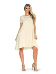 Ecru Nachtkleid H182202 von Hamana