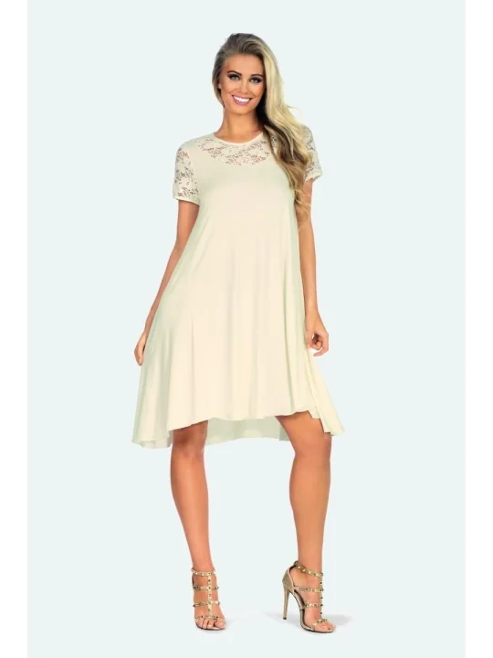 Ecru Nachtkleid H182202 von Hamana