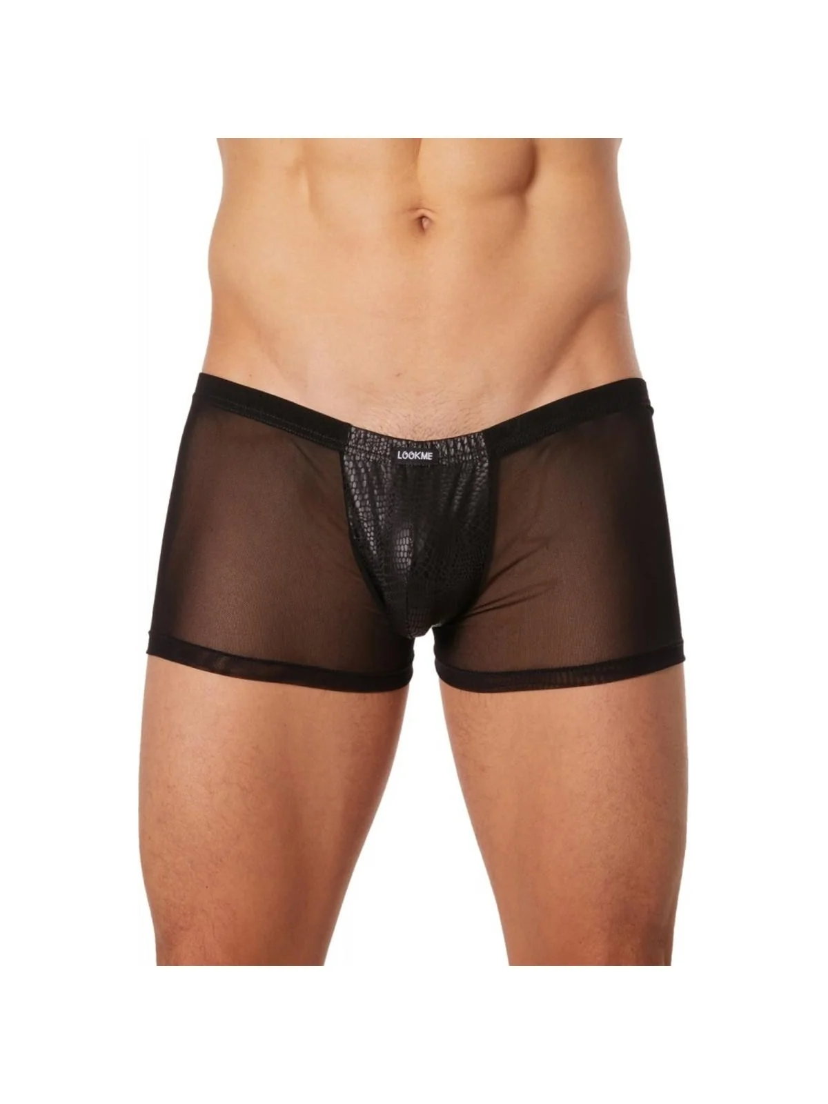 Schwarzer Herren Boxer Short 903-67 von Look Me