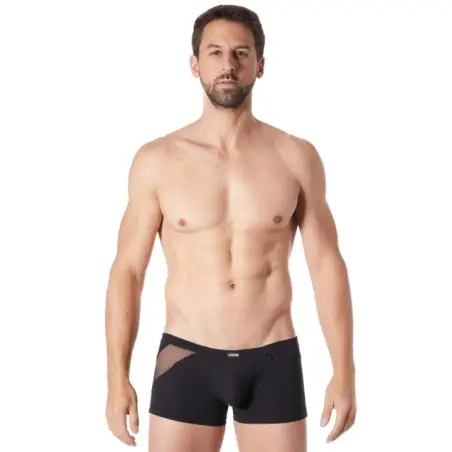 Schwarzer Herren Boxer Shorts 808-67 von Look Me