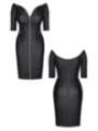 Schwarzes Minikleid Brmargherita001 von Demoniq Black Rose 2.0 Collection