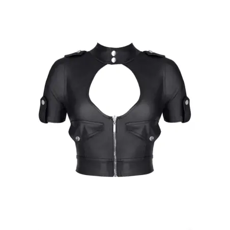 Schwarzes Damen-Top Brenrica001 von Demoniq Black Rose 2.0 Collection