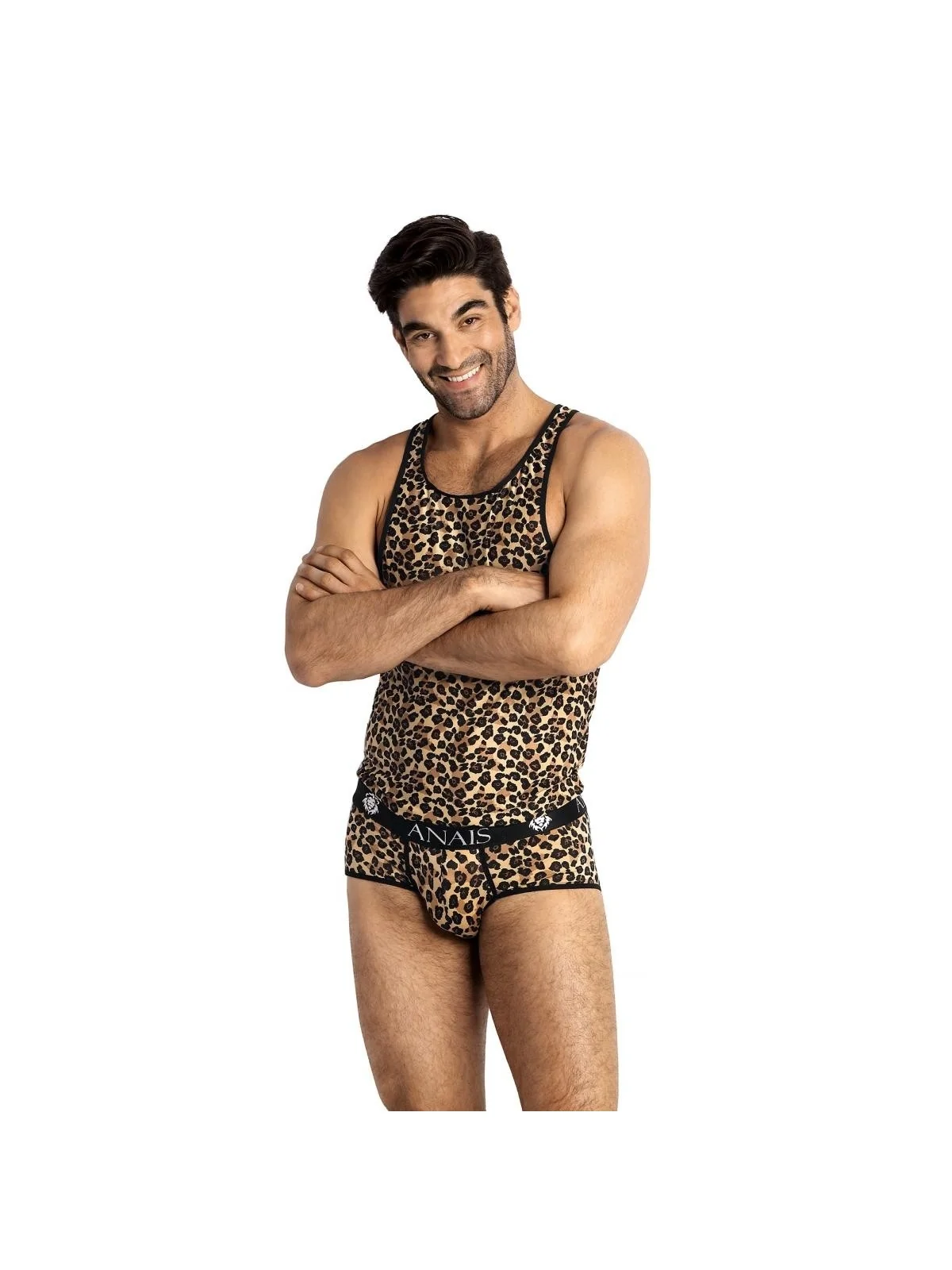 Herren Tank Top 053550 Leopard von Anais For Men