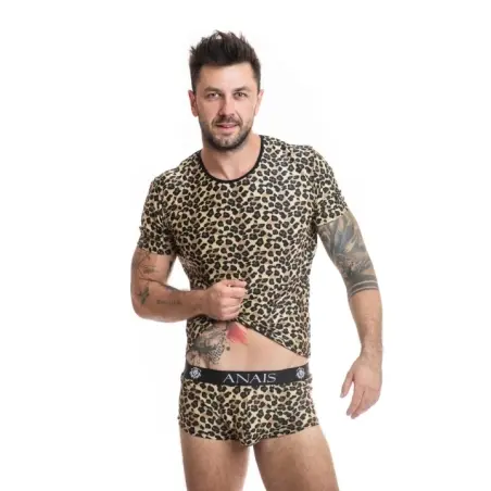 Herren T-Shirt 053556 Leopard von Anais For Men