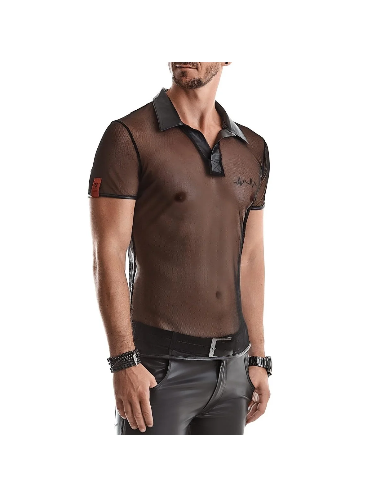 Herren T-Shirt Rmroberto001 Schwarz von Regnes Fetish Planet