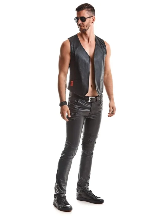 Lange Herren Hose Rmtommaso001 Schwarz von Regnes Fetish Planet