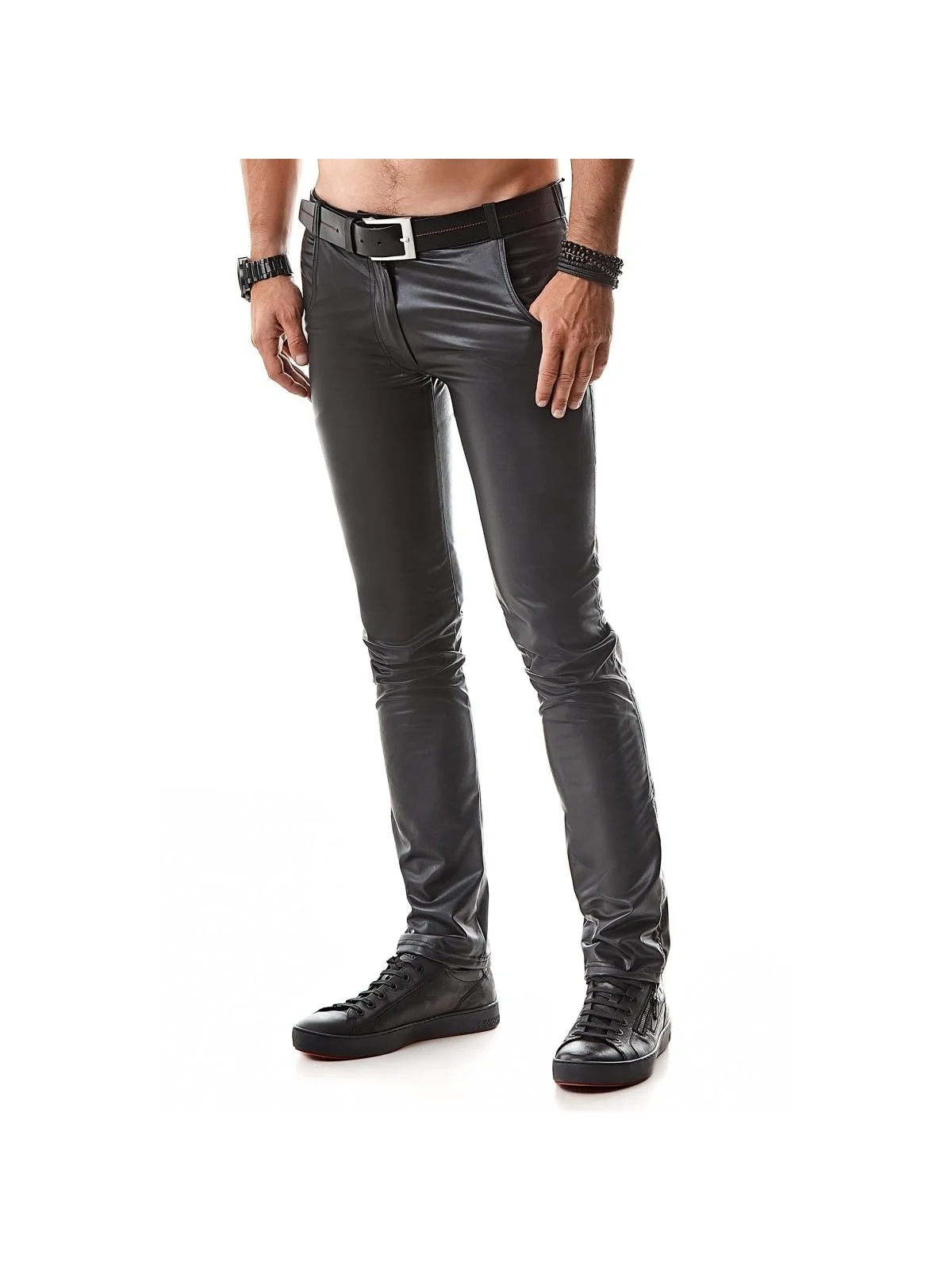 Lange Herren Hose Rmvincenzo001 Schwarz von Regnes Fetish Planet