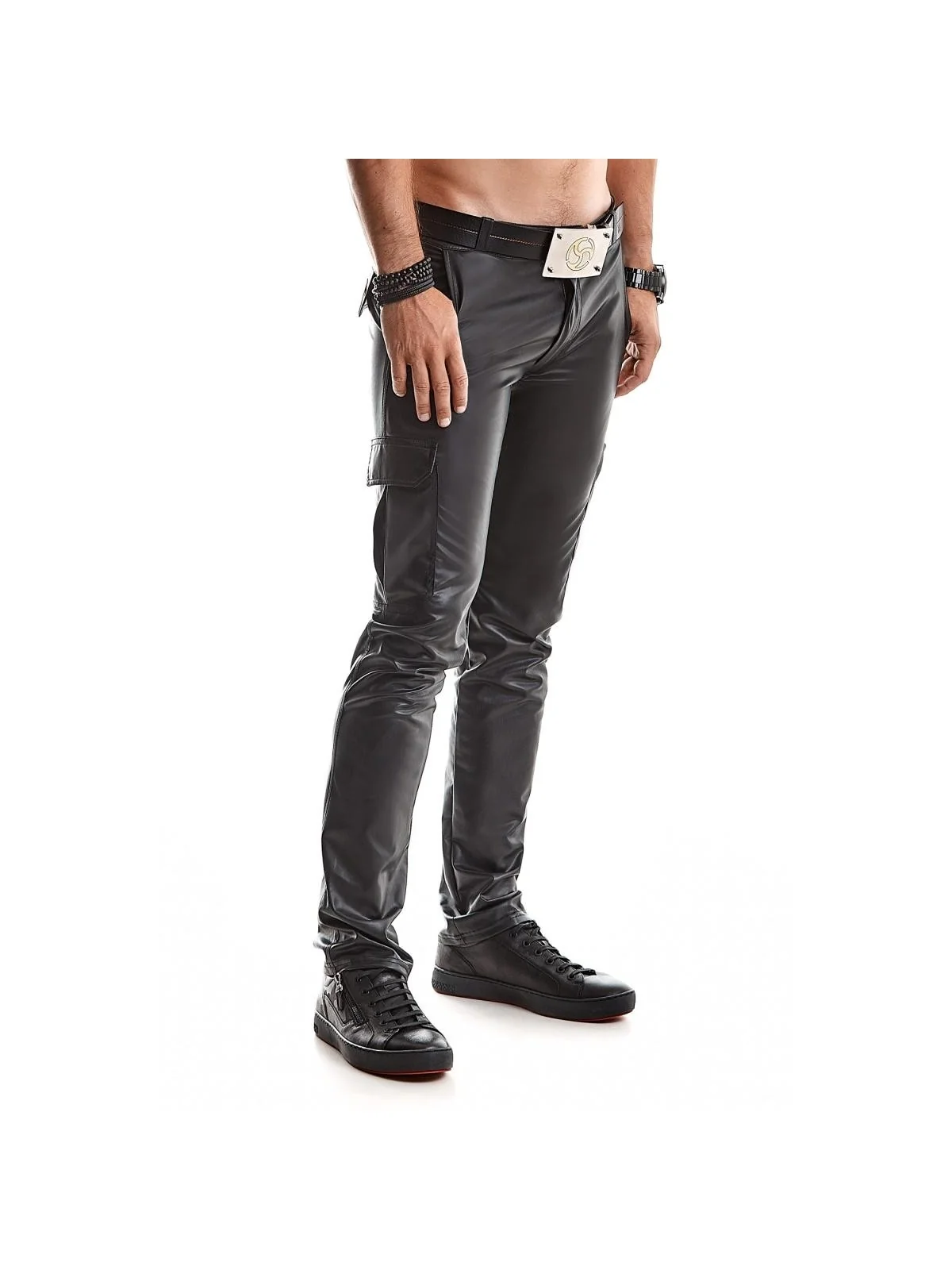 Lange Herren Hose Rmmatteo001 Schwarz von Regnes Fetish Planet