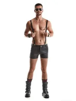 Herren Hoseträger Rmgino001 Schwarz von Regnes Fetish Planet