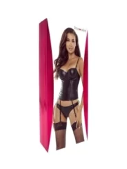 Schwarzes Hard Chic Corset von Provocative