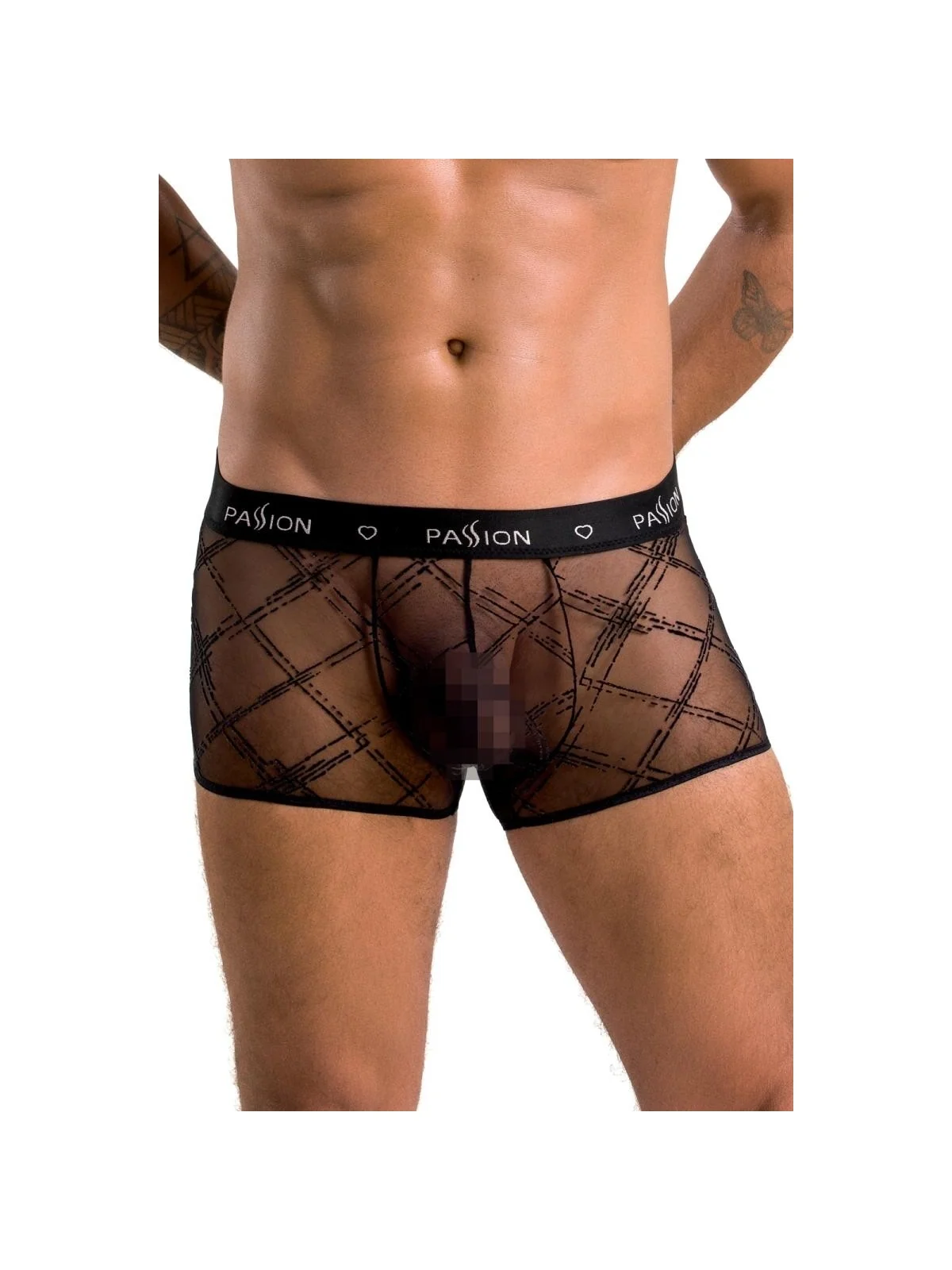 Schwarzer Männer Shorts 032 von Passion