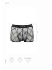 Schwarzer Männer Shorts 032 von Passion