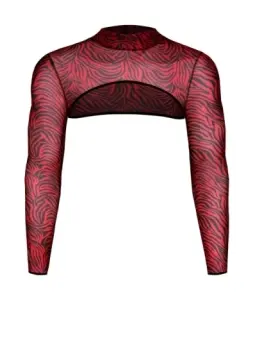 Crop Top Releonel001 Schwarz/Rot von Rfp Razor’s Edge Kollektion