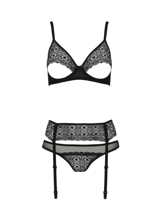 Schwarzes 3-Teilges Set Pa596663 von Passion