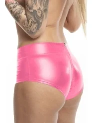 Pinke Wetlook Shorts Sh032 von 7-Heaven