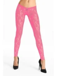 Pinke Spitzen Leggings Lg008 von 7-Heaven