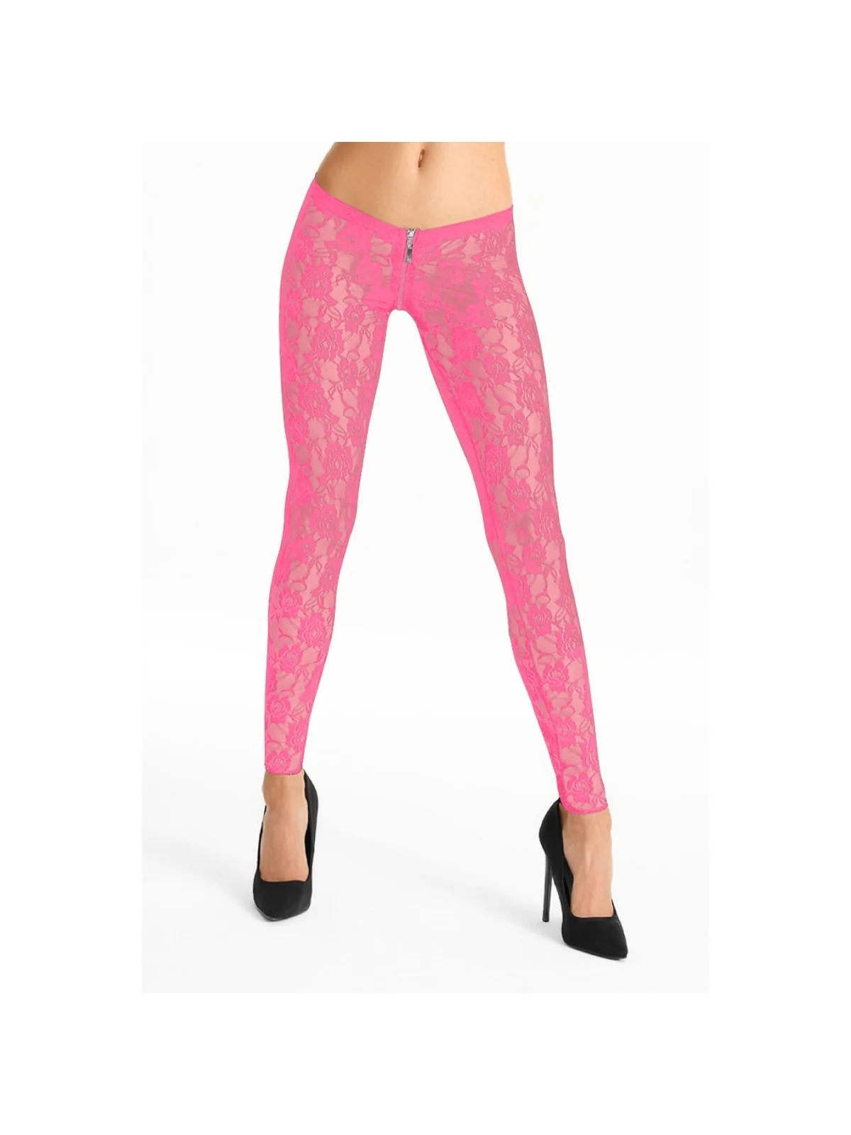 Pinke Spitzen Leggings Lg008 von 7-Heaven