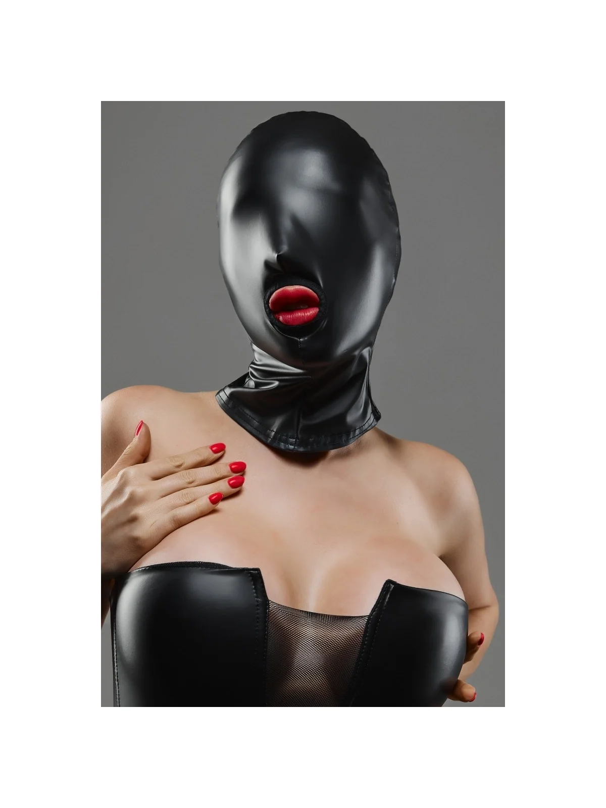 Maske Tdmaskblack003 Schwarz von Demoniq Total Domination Collection