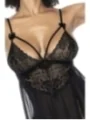 schwarzes Babydoll - MAL7502BLK